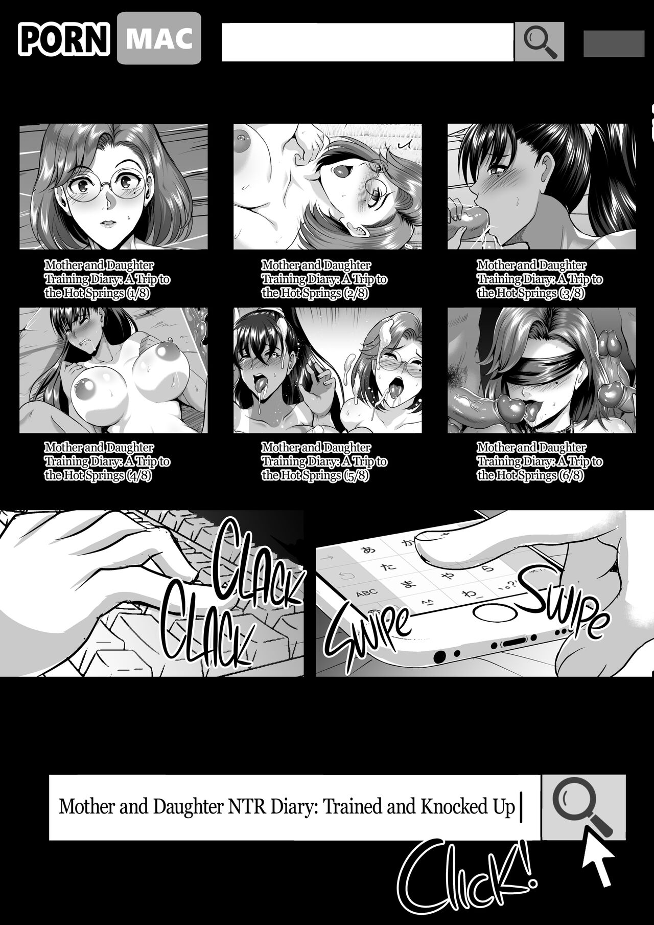 Hentai Manga Comic-Mother and Daughter NTR Diary 2; Trained and Knocked Up-Read-2